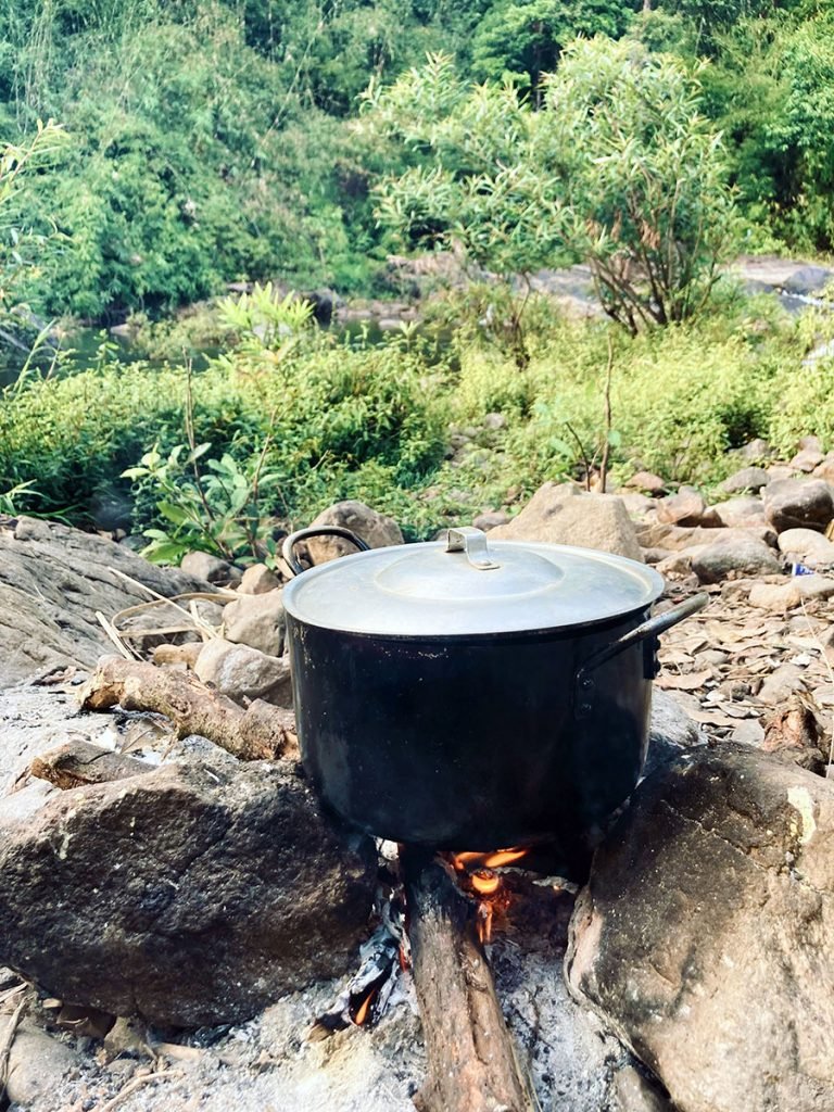 cooking in the jungle